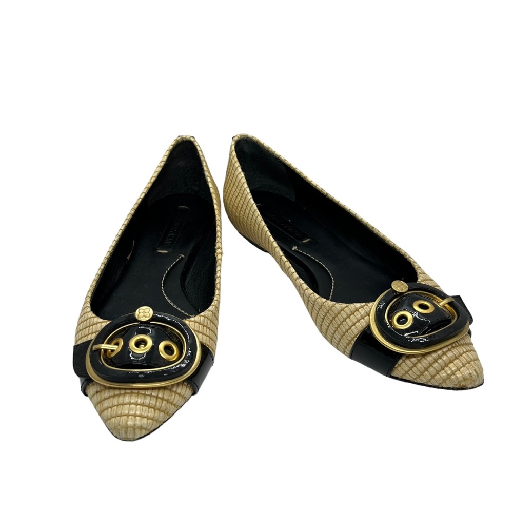 BCBGMaxAzria Ratan Point Toe Belted Flats